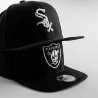 Mũ Lưỡi Trai / Nón Kết / Snapback Bít Đuôi M.L.B Raiders Jr NFL Training Mesh Black 9fifty Cao Cấp - Mundo Cap