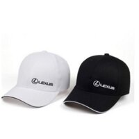 Mũ  Lưỡi Trai, Nón kết 100% Cotton Màu Trơn Thêu Chữ logo Lexus cho xe hơi ô tô Thời Trang ES GS LS