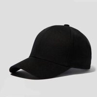 Mũ Lưỡi Trai Nón Kết trơn Quai dán 423 Phong Cách Ulzzang Form Unisex Nam Nữ - đen