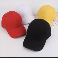 Mũ Lưỡi Trai Nón Kết Trơn Thời Trang NKT01 Nam Nữ Cao Cấp - Đỏ