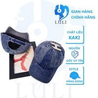 Mũ Lưỡi Trai, Nón Lưỡi Trai Jean Logo Thêu Nổi BL-020