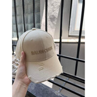 Mũ lưỡi trai nón rách thêu logo phong cách ulzzang Hàn Quốc form unisex nam nữ ảnh thật tự chụp M08