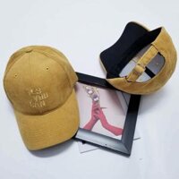 Mũ lưỡi trai nữ , Nón nữ nam phong cách Hàn Quốc - vàng