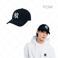 Mũ lưỡi trai NY mũ M.L.B Unisex Cap  Black nón lưỡi trai NY - Pom Store