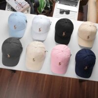 Mũ lưỡi trai Polo, nón kết thêu hình con ngưạ, mũ bóng chày Ralph Lauren