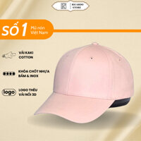 Mũ lưỡi trai RICARDO, nón kết hồng trơn cao cấp tạo cảm giác thoải mái và thông thoáng cho đầu, trẻ trung lịch lãm