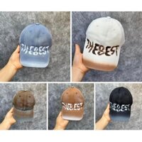 Mũ lưỡi trai the best vẩy sơn cao cấp thiết kế ,nón lưỡi trai jeans hàng quảng châu