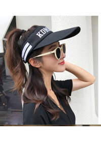 Mũ lưỡi trai thể thao nữ chống uv, nón kết thể thao chơi golf- tennis màu đen