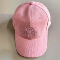 mũ lưỡi trai  thêu chữ yes you can - HỒNG - FREESIZE