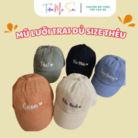 Mũ Lưỡi Trai Thêu Tên Cho Bé, Mũ thêu tên Theo Yêu Cầu, Nón Lưỡi Trai Thêu Tên Cho Bé Linkhouse