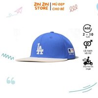 Mũ lưỡi trai thời trang trẻ em nón kết snapback LA xanh dương mix be cho bé siêu hot bán chạy nhất 2024 giá rẻ sập sàn