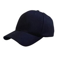 Mũ lưỡi trai trơn chất liệu vải kaki giữ form - nón kết phong cách Hàn Quốc - Đen