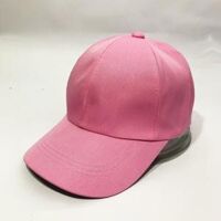 Mũ lưỡi trai trơn đủ màu đơn giản mà cực cá tính - hồng,One size