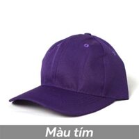 Mũ Lưỡi trai trơn Nón kết basic phong cách Ulzzang form unisex nam nữ  CoolZy - Màu tím