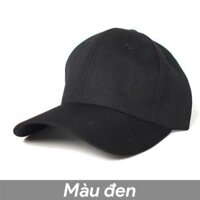 Mũ Lưỡi trai trơn Nón kết basic phong cách Ulzzang form unisex nam nữ  CoolZy - Màu đen