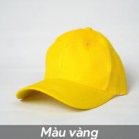 Mũ Lưỡi trai trơn Nón kết basic phong cách Ulzzang form unisex nam nữ  CoolZy - Màu vàng