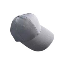 Mũ lưỡi trai trơn unisex nhiều màu sắc thời trang, form chuẩn, nón kết dành cho nam và nữ, dáng Hàn Quốc hot trend - Xám