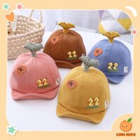 Mũ lưỡi trai vành mềm cho bé trai bé gái hình vịt con ngộ nghĩnh 6-24 tháng Cam Kids
