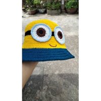 Mũ minions handmade, nón minion ngỗ nghĩnh cho bé