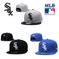 Mũ MLB Chicago Trắng Sox Mũ Snapback Mũ Hiphop Mũ Chạy Mũ Trơn Mũ Nam bMdi