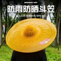 Mũ mưa cho công nhân vệ sinh, mũ xô nhựa cao su, mũ xô chống mưa, mũ xô câu cá, mũ xô nhảy, mũ ô