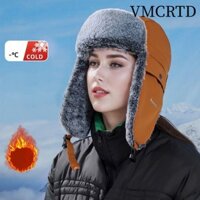 Mũ mùa đông VMCRTD, Bẫy ấm áp Ushanka Nga, Mũ mùa đông lông có thể điều chỉnh nóng ngoài trời