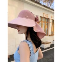 Mũ Mùa Hè Mũ Chống Nắng Xe Điện Cưỡi Vành Lớn Chống Nắng Tia Cực tím Che Mặt Mũ Chống Nắng Tất Cả Trận Đấu Detach