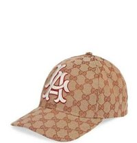 Mũ Nam Gucci Baseball LA Cap 'Beige'