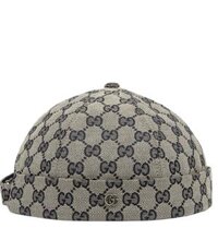 Mũ Nam Gucci GG Cotton Canvas Hat 'Beige Blue'
