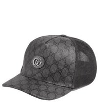 Mũ Nam Gucci GG Supreme Baseball Hat 'Grey Black'