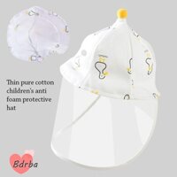Mũ ngư dân BDRBA, Mũ Cotton dễ thương cho bé, Mũ sơ sinh mùa xuân thu thoáng khí ngoài trời