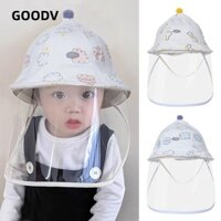 Mũ ngư dân GOODV, Mũ Cotton thoáng khí cho bé, Mũ sơ sinh dễ thương mùa xuân thu ngoài trời