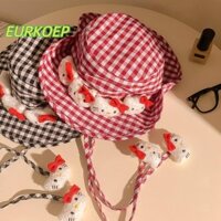 Mũ ngư dân MAILE Hello Kitty, Mũ chống nắng thoáng khí Hello Kitty, Mũ xô chống tia cực tím hoạt hình Sanrio Thể thao ngoài trời