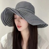 Mũ ngư dân sọc phong cách Hàn Quốc Mũ chống nắng ngoài trời mùa hè Mũ chậu bãi biển đa năng