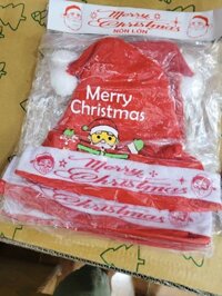 Mũ Noel giáng sinh mũ ông già Noel - Mũ nỉ dạ số 3