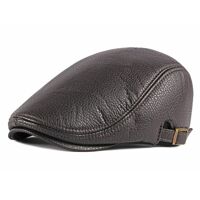 Mũ nồi beret da nam GEDISEN - Màu nâu