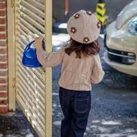 Mũ nồi cho bé, nón beret cho bé gái siêu sành điệu - NEW NEW