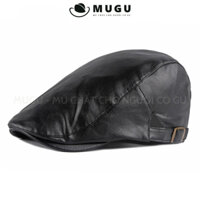 Mũ Nồi Da Cao Cấp BR04 - Mũ Beret Phong Cách Sang Trọng | MUGU