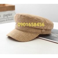 Mũ nồi dạ hàng loại 1. mũ nón beret có vành cao cấp