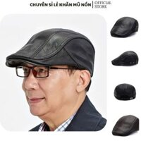 Mũ Nồi da Pu cao cấp (Beret), nón mỏ vịt Nam Trung Niên – Phong Cách Cổ Điển, Lịch Lãm, Chất Liệu Cao Cấp