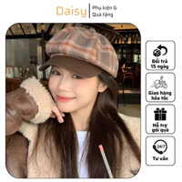 Mũ Nồi Hàn Quốc Nam Nữ, Nón Beret Unisex Phong Cách Tiểu Thư Đơn Giản Xinh Xắn Thời Trang Thu Đông - DAISY - MN042