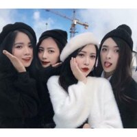 Mũ Nồi lông tuyết ❄ mũ nồi beret lông mịn cao cấp