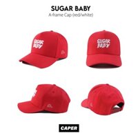 Mũ nón A-Frame Caper Sugar baby (Red/White)