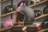 Mũ nón bảo hiểm 3/4 Bulldog Heli Fiberglass – Sợi thủy tinh [Nhiều màu]