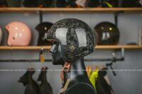 Mũ nón bảo hiểm 3/4 Bulldog Heli Carbon siêu nhẹ [Nhiều màu]