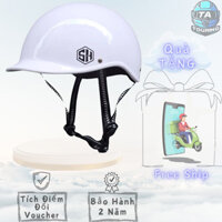 Mũ Nón Bảo Hiểm Kết Cứng Nửa Đầu 1/2 NAPOLI SH N02 Cá Heo Kiểu Nhật Cao Cấp Helmet [CHÍNH HÃNG BẢO HÀNH 12 THÁNG]