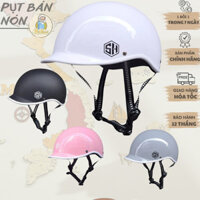 Mũ Nón Bảo Hiểm Nửa Đầu 1/2 NAPOLI SH N08 Cá Heo Kiểu Nhật Kết Cứng Cao Cấp Helmet [CHÍNH HÃNG BẢO HÀNH 12 THÁNG]