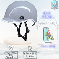 Mũ Nón Bảo Hiểm Nửa Đầu 1/2 NAPOLI SH N02 Cá Heo Kiểu Nhật Nhiều Màu Cao Cấp Helmet [ CHÍNH HÃNG BẢO HÀNH 12 THÁNG ]