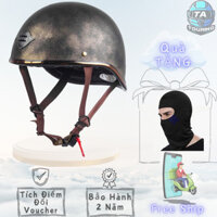 Mũ Nón Bảo Hiểm Nửa Đầu 1/2 NAPOLI GANGSTER N120 Cao Cấp Cho Cả Nam Và Nữ Helmet [ CHÍNH HÃNG BẢO HÀNH 12 THÁNG ].