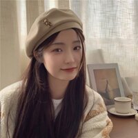 Mũ nón beret họa sĩ mũ nồi bánh tiêu đẹp cho nữ phong cách Hàn Quốc dễ thương - MBR001